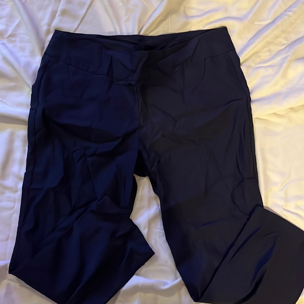 Womens Pull On Navy Pants